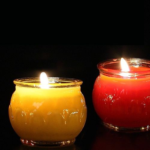 醇朴酥油灯工厂批发祭祀宗教用品供佛无烟环保蜡烛 24小时平口莲花