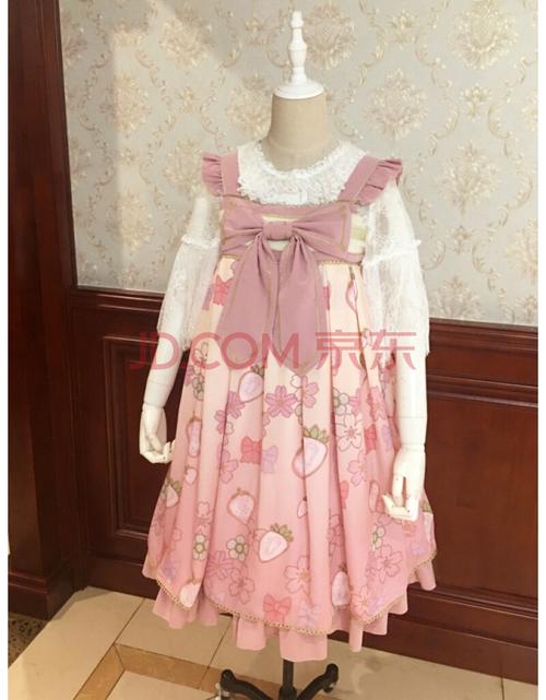 菲妮lolita洛丽塔lolita日常洋装连衣裙公主裙春秋樱花草莓系列lolita