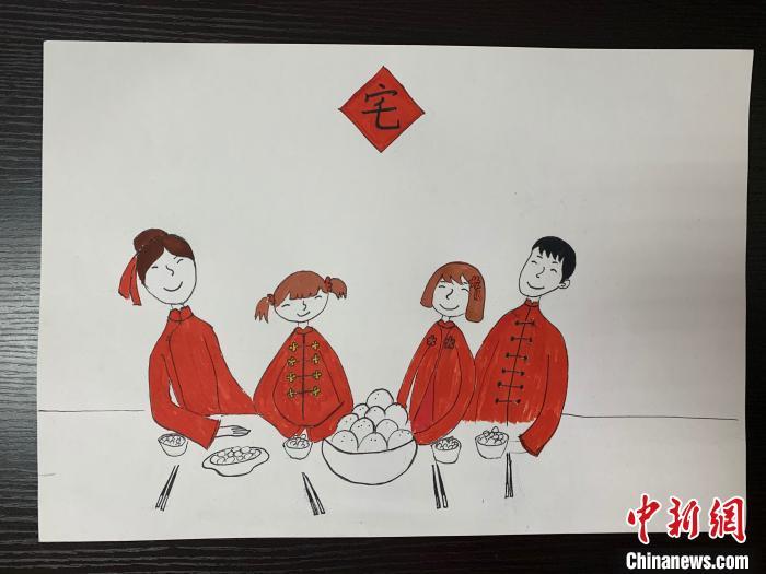 上海8岁小学生创作抗"疫"绘本 儿童视角传递必胜信心