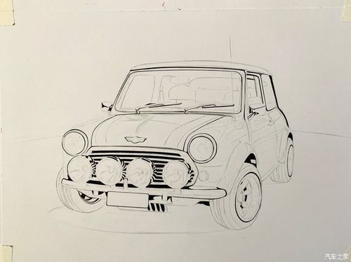 【图】mini cooper,绿色小精灵_汽车插画论坛_汽车之家论坛