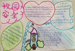 创平安校园知识手抄报 平安校园手抄报