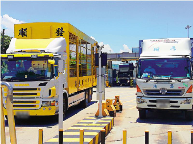 跨境货车单双号限行暂搁置_香港