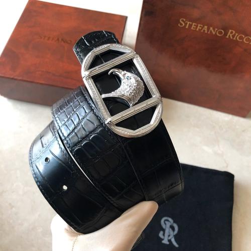 00002_新款stefano ricci史蒂芬劳尼治专柜款精钢鹰头镶嵌钻扣35mm