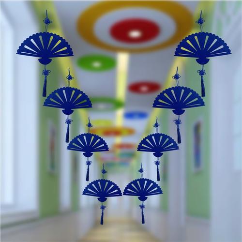 古典中国国风挂饰装饰幼儿园教室走廊楼道环创空中吊饰