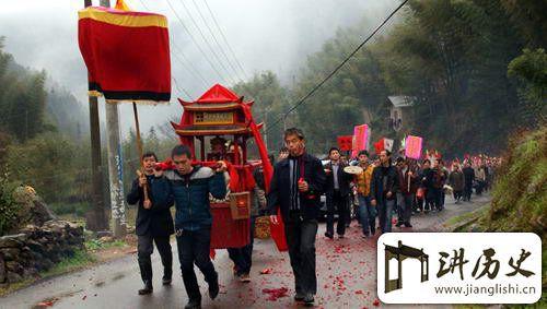 松阳小竹溪村 竹溪摆祭热闹非凡