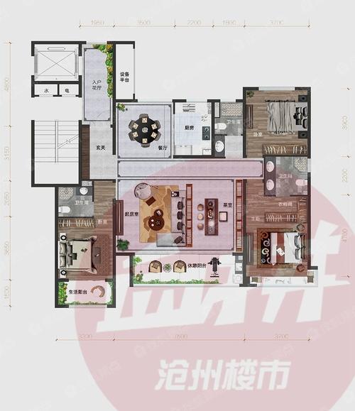 荣盛华府【璞樾】_荣盛华府户型图-沧州搜狐焦点网