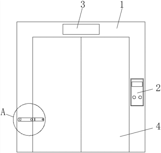 一种电梯门防撞保护装置的制作方法