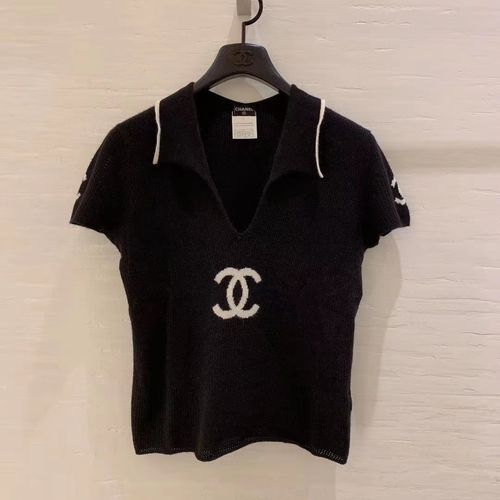 chanel vintage 新款针织短袖7815_复古_针织_香奈儿怎么样_短袖