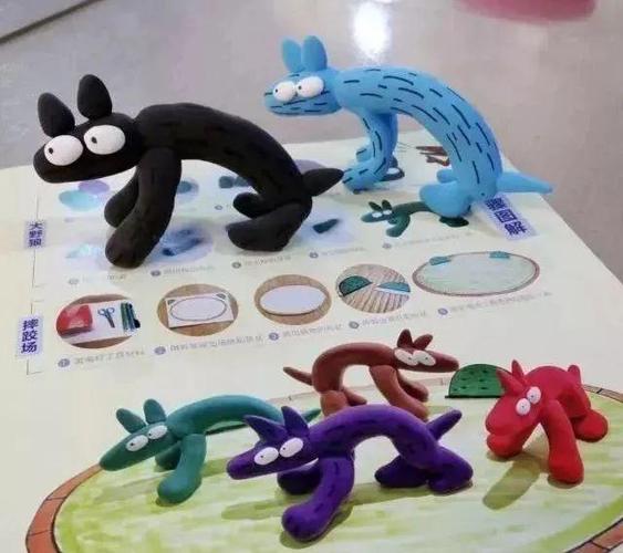 狼和小猪   系列完结,用彩泥捏只   倒霉狼