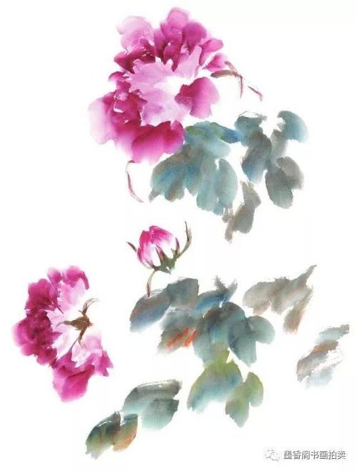 国画教程:写意牡丹的画法