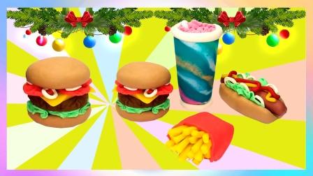 04:15手工制作汉堡薯条和鸡肉卷07:54粘土手工制作麦当劳炸鸡块和可口