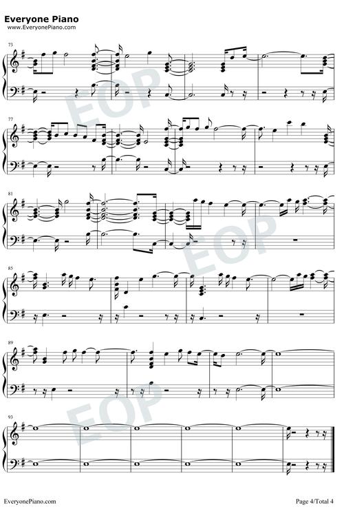 lovely钢琴谱_billie eilish / khalid