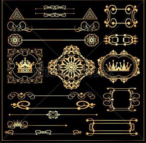 宫廷风-花瓣网|陪你做生活的设计师 | 传单页设计素材