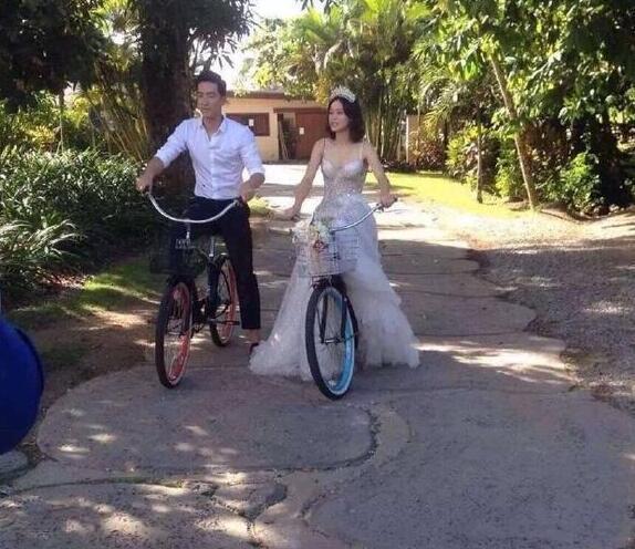 网曝刘翔吴莎斐济低调完婚 现场浪漫甜蜜