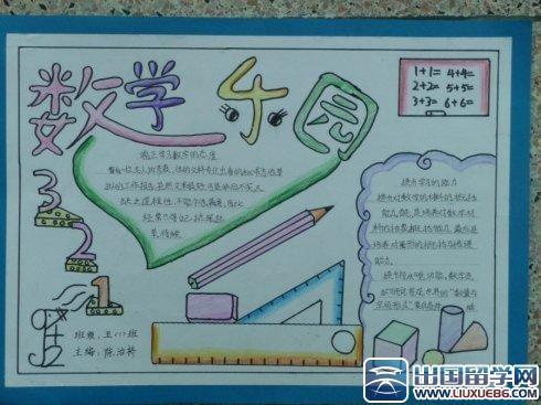 其实数学很好玩手抄报 数学手抄报