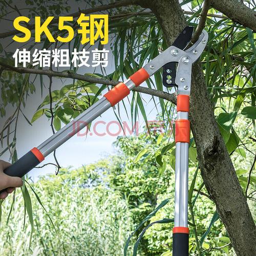 高枝剪树枝剪刀果树园艺剪刀伸缩大力剪园林大剪刀修枝剪刀长柄金铭贝