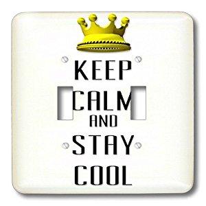 3drose llc lsp_120896_2 gold crown keep calm and stay cool