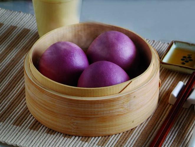 香味紫薯包