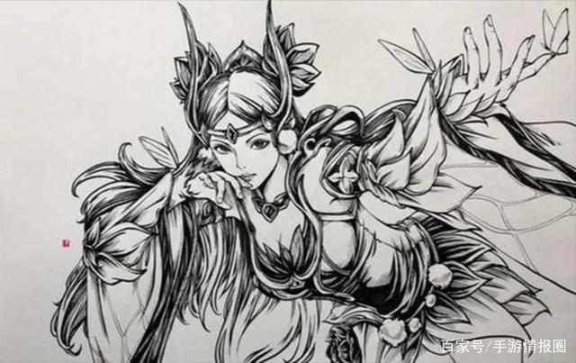 王者荣耀停服一天后,小学生绘画英雄,玩家:娜可露露