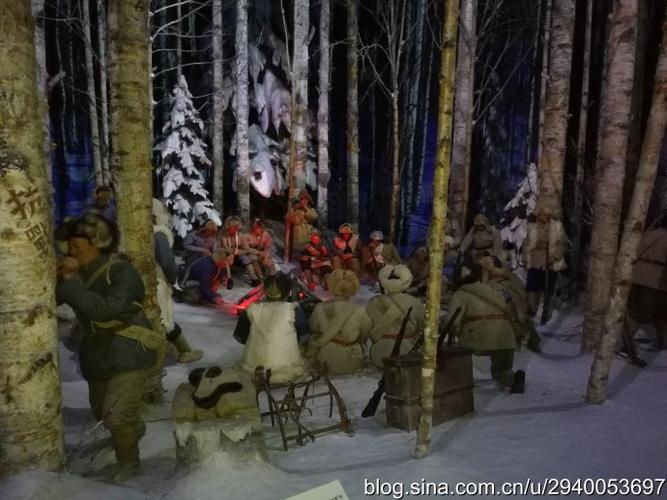 密林中的东北抗联