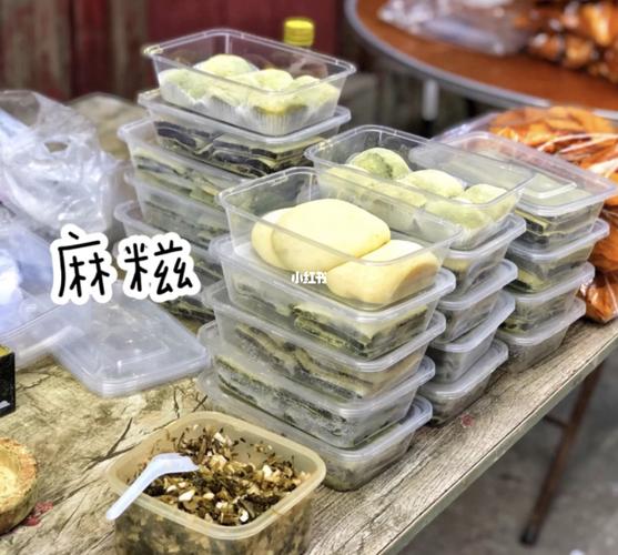 韩岭老街|东钱湖_小吃_年糕_豆腐串_青团_土豆_薯片_出行_传统景点