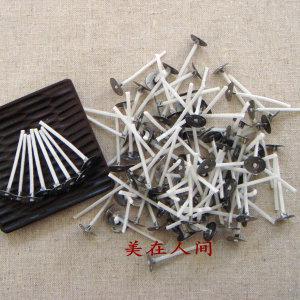 自制diy酥油灯 棉线蜡烛芯 30股4厘米手工直立无烟 灯芯100根