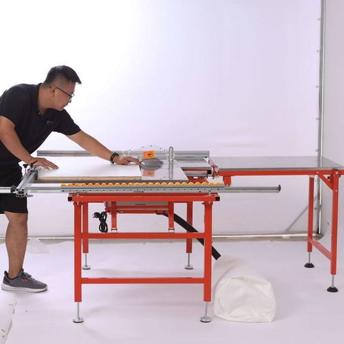 不锈钢理线家推台锯子母锯双隐形导轨折叠推拉木工工作台机械多功能