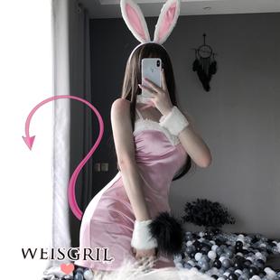 cosplay兔女郎女仆装睡裙性感制服诱惑兔子猫女尾巴万圣节圣诞装