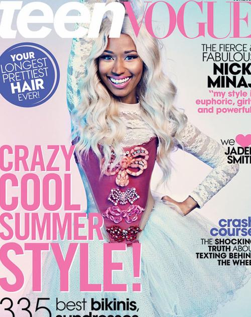 nicki minaj登杂志封面大秀夸张身材 大谈童年生活(组图)