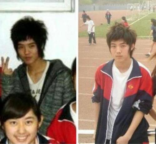 娜扎的脸只有常人的一半大小没想到鹿晗出道前也曾如此非主流