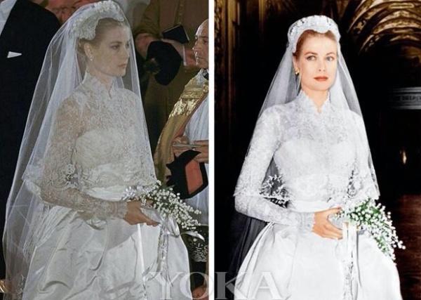 最美王妃格蕾丝凯利将清新的法国铃兰绑在祈祷书上,制成传统的绑书