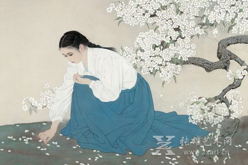 读一首诗读女人张雄艺术网专访工笔画家何家英