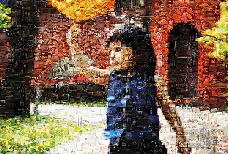 【限时免费】artensoft photo mosaic wizard 蒙太奇海报制作,原来这