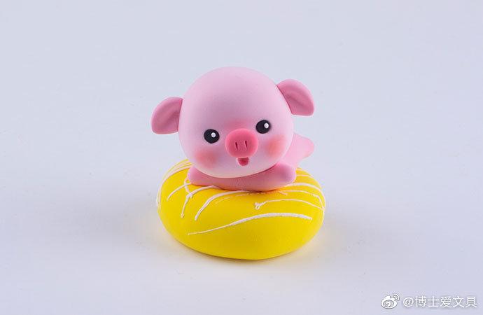 超萌粘土甜甜圈小猪的做法