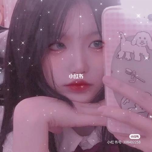 粉色滤镜之手机遮脸头像_滤镜_粉色系_素材_头像