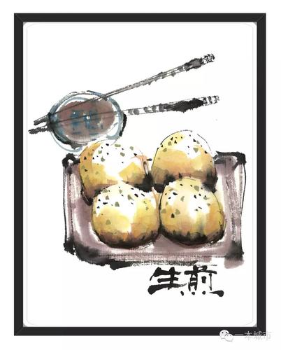 上海传统小吃,真是美爆了(附《一本上海》手绘本18张国画版上海美食)