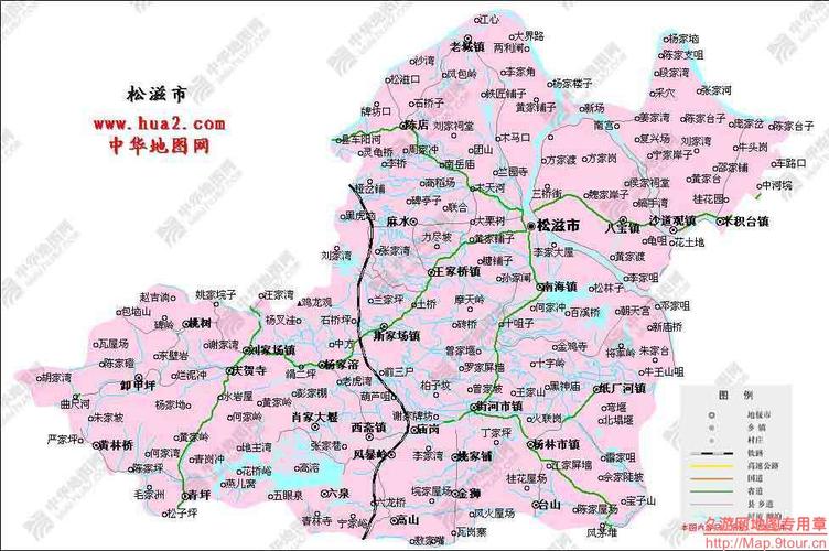 湖北松滋地图