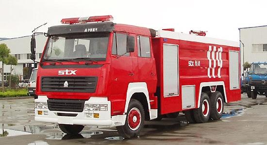 供应重汽斯太尔后双桥泡沫消防车图片_高清图_细节图