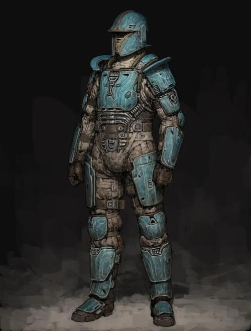 科幻铠甲士兵|来自以色列的自由概念设计师作品欣赏——幻境城