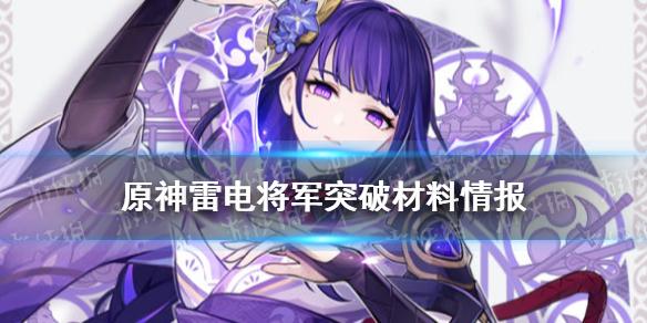 原神手游雷电将军突破材料情报