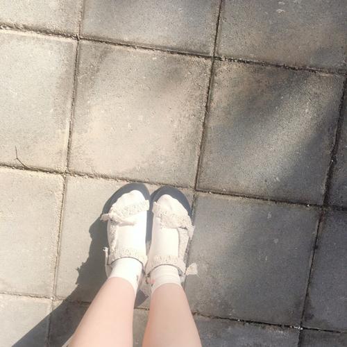 少女心穿搭|从此爱上凉鞋 袜子_凉鞋_袜子_穿搭_少女心_夏天去哪玩_鞋