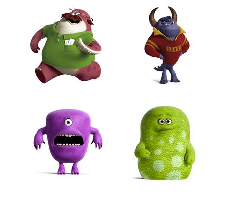 首页 网页模版 网页模板psd/网页素材 怪兽大学电影