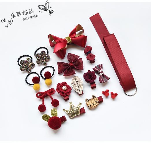 儿童发夹头饰女童发饰韩国公主淑女可爱超仙宝宝发圈潮不伤发发卡粉色