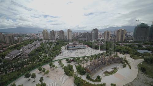 悟2x7-4k西双版纳龙舟广场航拍_3840x2160_高清视频