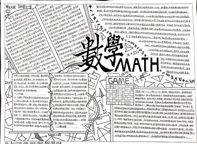 广安友谊中学"数学文化节"——手抄报作品欣赏