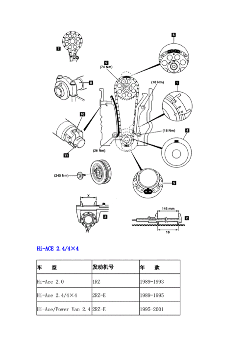 丰田(toyota)正时链条调整及正时图.doc