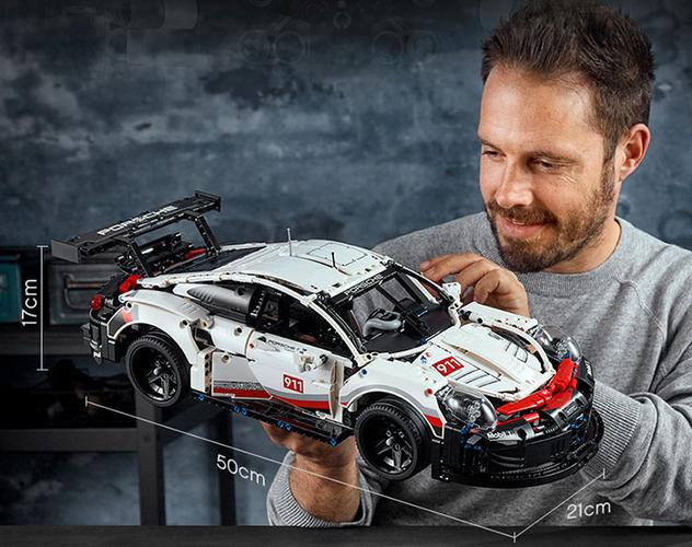 乐高lego保时捷911赛车42096王一博同款积木机械组