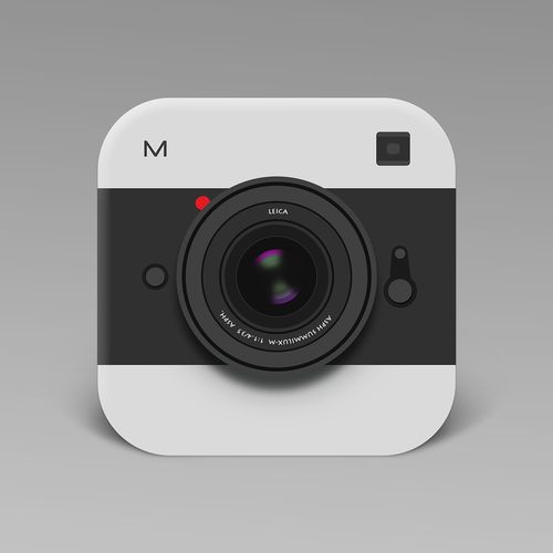 写实相机图标临摹