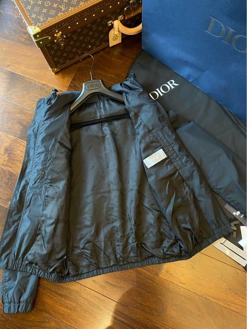 dior x stussy 联名反光logo夹克外套