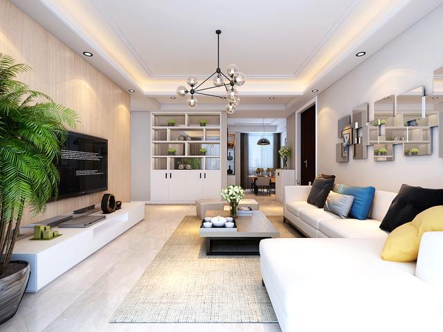 现代风格客厅装修效果图